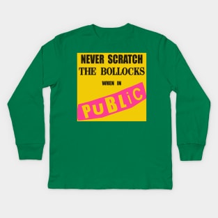 Bollocks Kids Long Sleeve T-Shirt